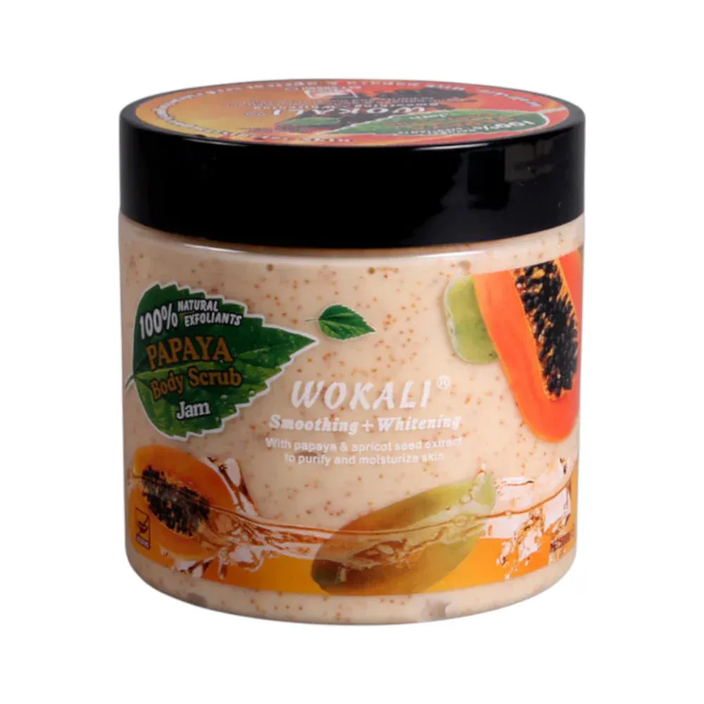 WOKALI BODY SCRUB PAPAYA WKL JAM 373 500 ML