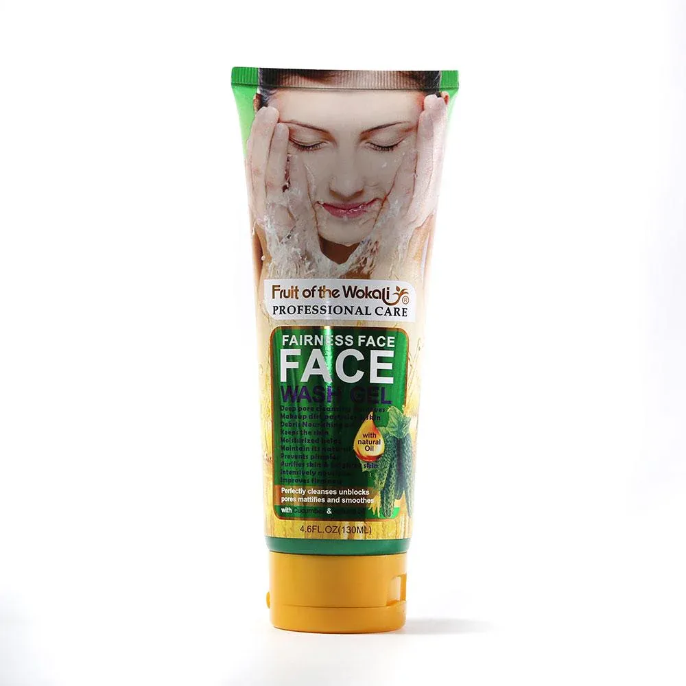 WOKALI FACE WASH GEL CUCUMBER N NATURAL OIL IR 130 ML WKL515