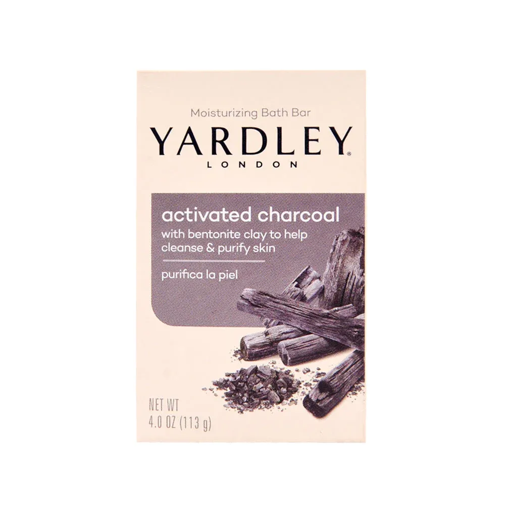 YARDLEY SOAP BARS ACTIVATED CHARCOAL 113 GM