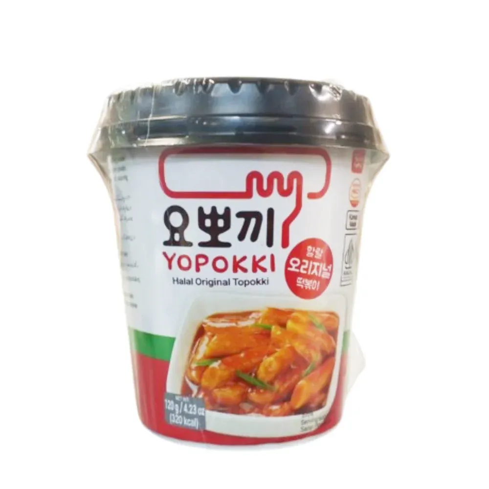 YOPOKKI ORIGINAL TOPOKKI RICE CAKE CUP 140GM