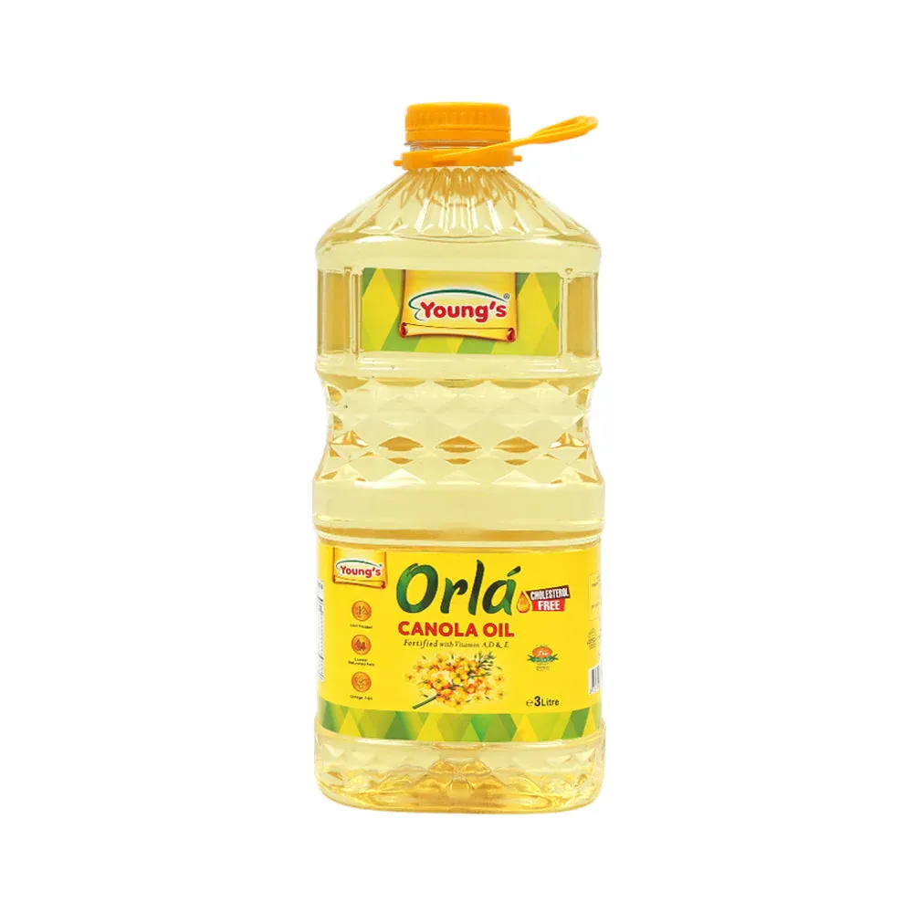 YOUNGS ORLA CANOLA OIL BOTTLE 3 LTR